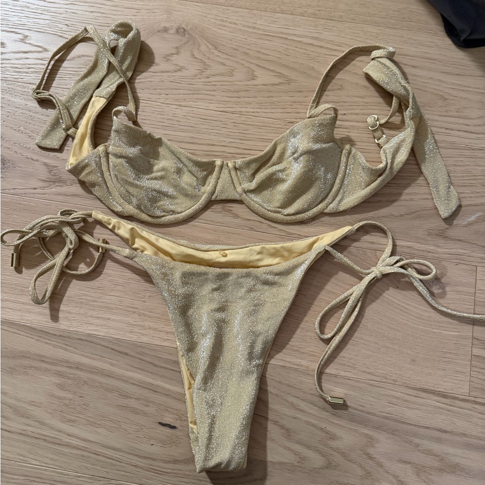 Monday Swimwear Gold Bikini